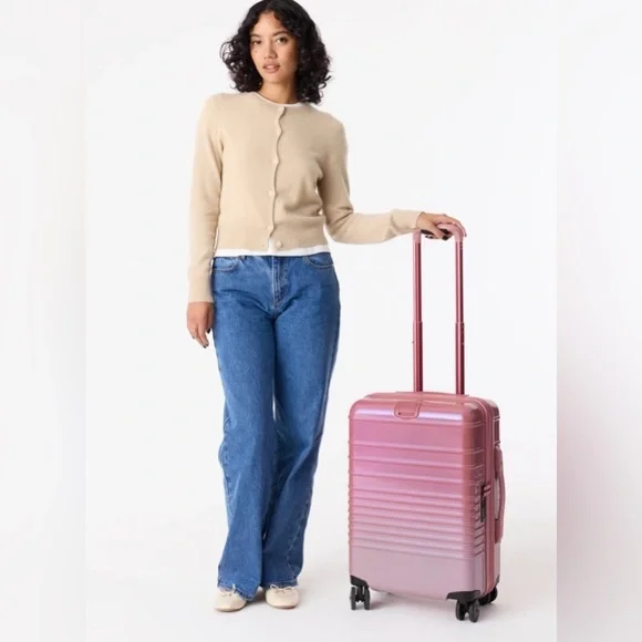 BEIS x Wicked Pink Ombré Limited Edition Suitcase - Picture 4 of 5